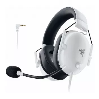 BlackShark V3 X Hyperspeed para PlayStation, headset gaming branco, dongle 2,4 GHz, Bluetooth, USB