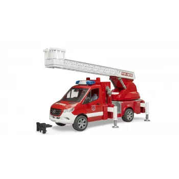 Carro de bombeiros BRUDER 02673 vermelho branco plástico ABS 4 anos