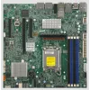 Placa-mãe Supermicro X14SAZ-TLN4F, socket 1851, chipset Intel, Micro-ATX, 4x DIMM DDR5, até 256 GB, 2x 2,5 Gb LAN, IPMI