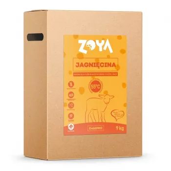 Comida seca para cães ZOYA ColdPRO Cordeiro 9 kg – alimento de manutenção para cães adultos, 26 % de proteína, 9,5 % de gordura, sem glúten e sem soja