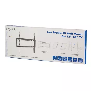 Suporte de TV LogiLink BP0009 139,7 cm (55 polegadas) preto