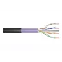 DIGITUS Professional Cabo de instalação - Cabo a granel - 500 m - UTP - CAT 6 - sem halogéneos, exterior, robusto - preto