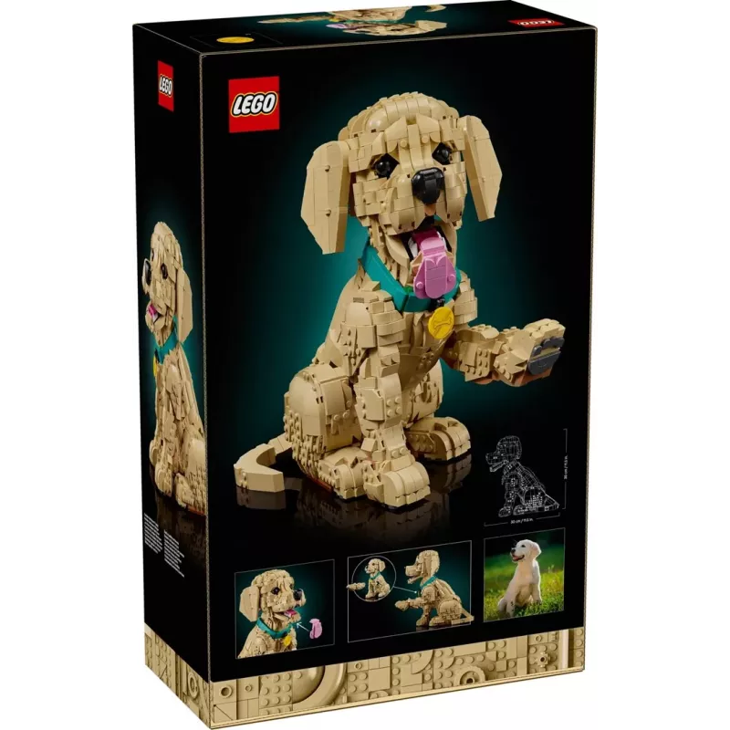 LEGO ICONS 11384 Cachorro Golden Retriever