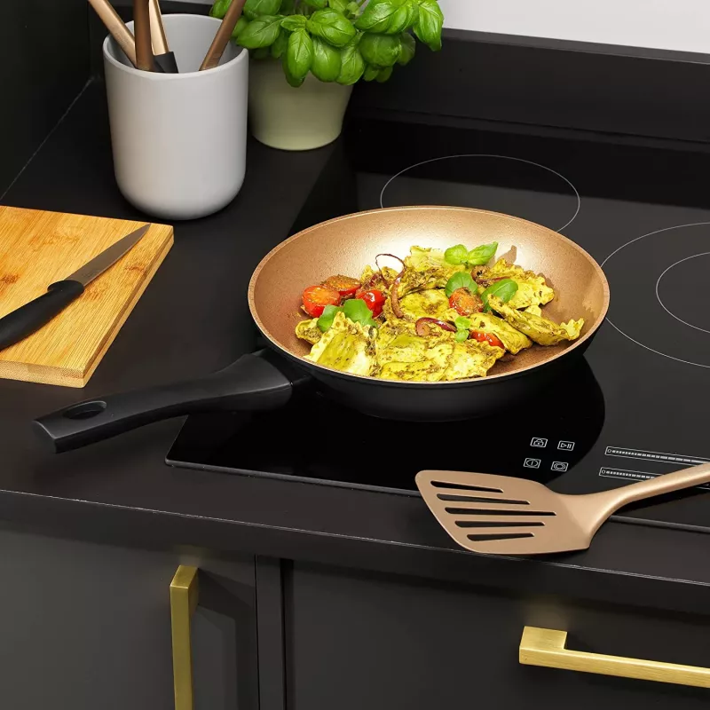 Frigideira Russell Hobbs RH01666BEU7 24 cm, antiaderente, preta