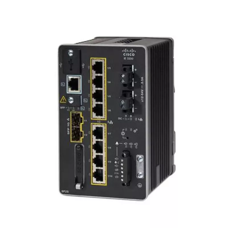 Switch de rede L2 gerido Cisco IE-3200-8P2S-E