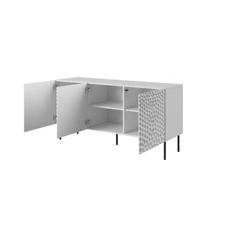 Cómoda HOLE 152x42,5x74,5 cm branco mate