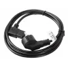Cabo de alimentação LANBERG CA-C13C-12CC-0018-BK, 2 m, conector fêmea C13 para CEE7/7, preto, C13 angular
