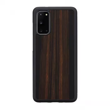 Capa para smartphone Man and Wood Galaxy S20 Ebony preto — capa de proteção para Samsung Galaxy S20