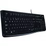 Logitech Desktop MK120 Combo, preto, com fio, layout suíço, 920-002504