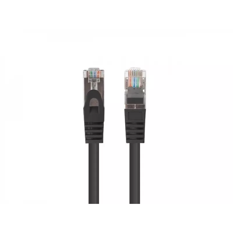 Lanberg PCF6-20CC-0500-BK Cat6 F/UTP cabo de rede 5 m, preto, pack de 10