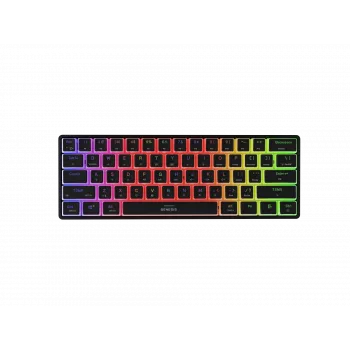 TECLADO GAMING GENESIS THOR 660 G2 US PRETO SEM FIOS RGB MECÂNICO GATERON BROWN
