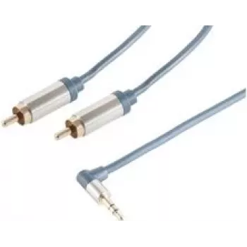 Cabo de áudio ShiverPeaks SP-PROFESSIONAL 5m 3,5mm 2 x RCA
