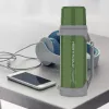 Garrafa térmica Maestro MR-1631-150, garrafa de aço inoxidável com isolamento a vácuo 1,5 L, verde