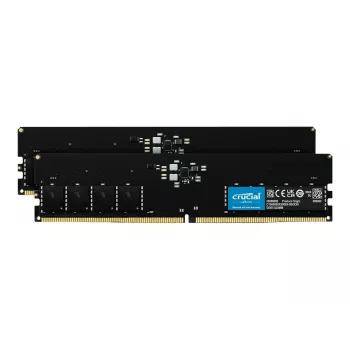 DIMM 32 GB DDR5-5600 (2x 16 GB) Dual-Kit, memória RAM preta, CT2K16G56C46U5