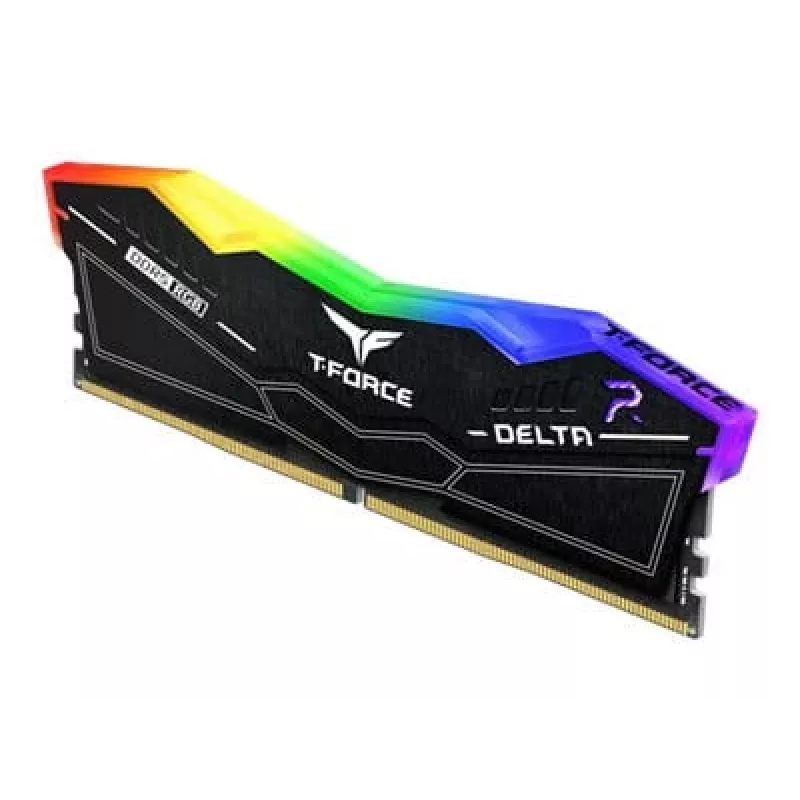 DIMM 32 GB DDR5-6000 (2x 16 GB) Dual-Kit, memória preta, FF3D532G6000HC38ADC01, Delta RGB, INTEL XMP