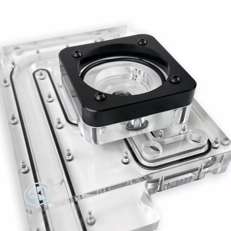 Stealkey Customs Distroplate para Fractal Design North D4 — reservatório em acrílico (SW10099)