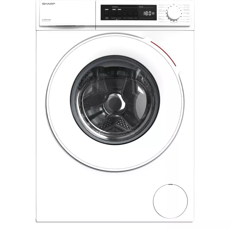 Sharp ES-NFW612CWB-DE máquina de lavar roupa carga frontal 6 kg 1200 rpm branco