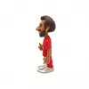 Figura de coleção MiniX Liverpool – Mohamed Salah, modelo MiniX 11117, estatueta miniatura de jogador