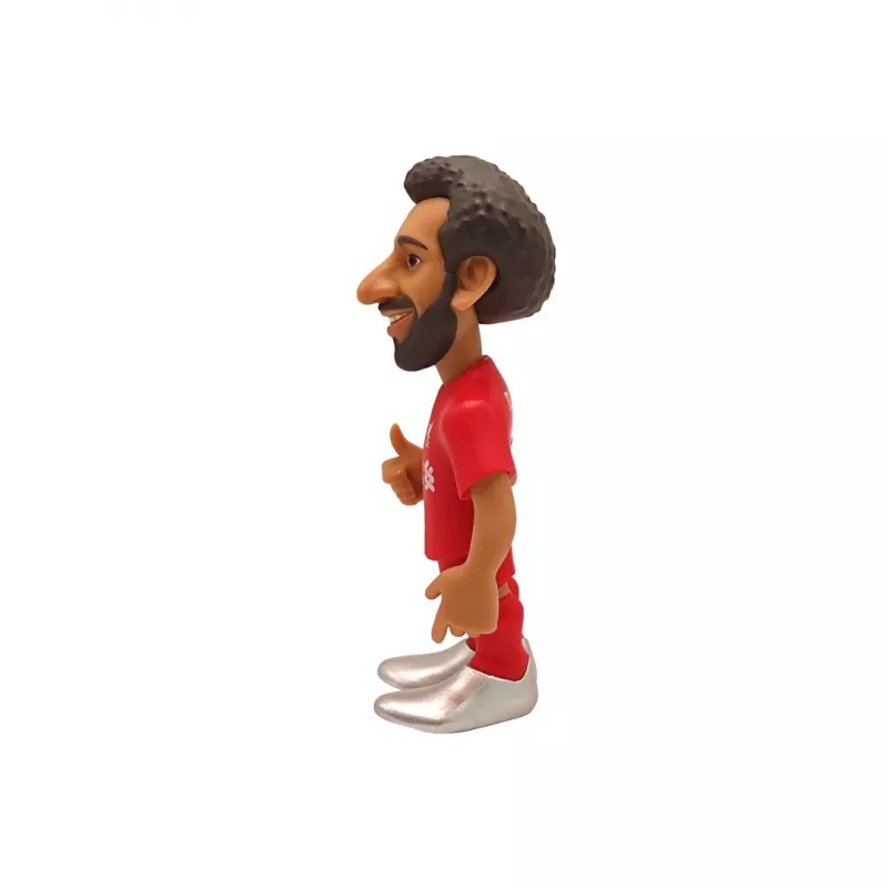 Figura de coleção MiniX Liverpool – Mohamed Salah, modelo MiniX 11117, estatueta miniatura de jogador
