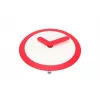NeXtime Relógio 2615ro Focus, Ø25 cm, relógio de parede, branco/vermelho