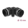 DeLOCK 60747 conector pneumático 10 mm angular 90° com orifício de montagem
