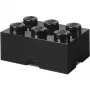 LEGO Storage Brick 6, caixa de arrumação preta