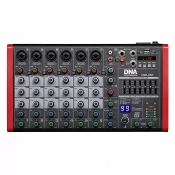 Misturadora de áudio DNA CM8-DSP USB MP3 Bluetooth Phantom