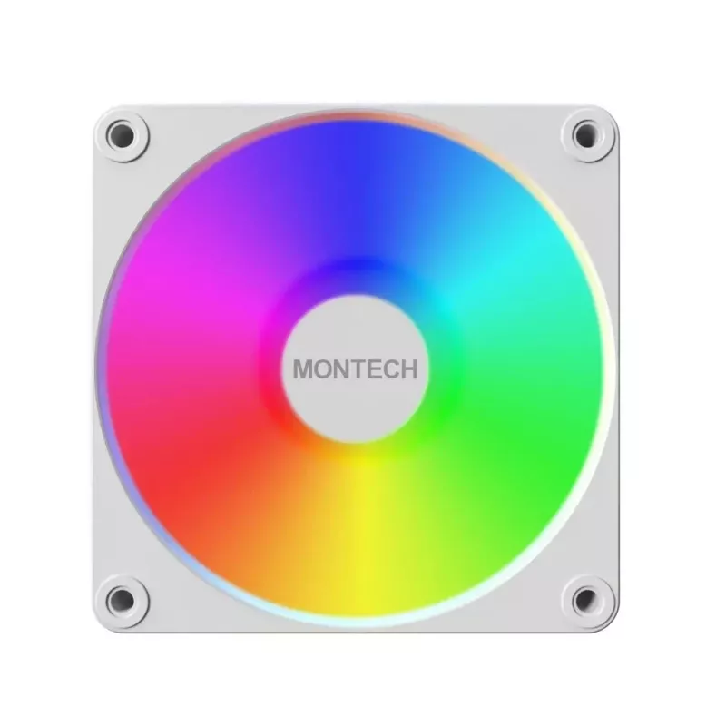 Módulo de ventoinha para caixa de computador Montech GF120R V2 ARGB 12 cm branco 1 unid.