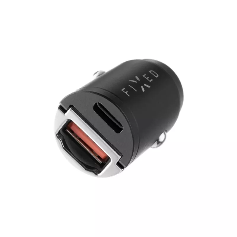 Carregador de automóvel FIXED FIXCC30M-CU-BK 30W USB‑C para tomadas de veículo