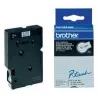 Fita de etiquetagem Brother Gloss Laminated - 12 mm, preto/branco, pack de 10 fita de etiquetagem TC