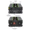 Qoltec Monolith Fonte de alimentação automóvel 4000 W Preto
