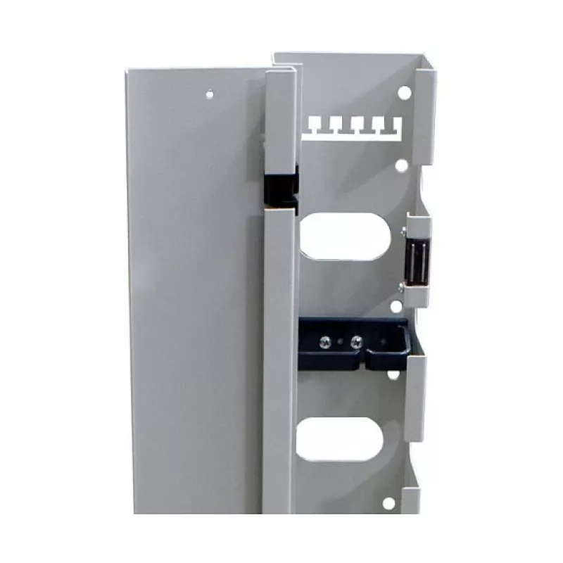 ALL-S0002116, Painel de gestão de cabos, cinzento, 32U, 19 polegadas, 100 mm, 75 mm