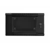 Rack de Parede LANBERG WF02-6606-10B 6U 600x374,3x600 mm Aço Inoxidável Preto