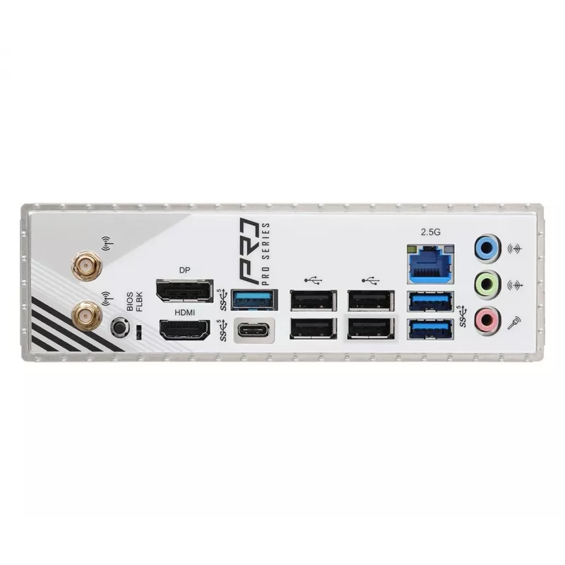 Placa-mãe ASROCK A620AM PRO RS WIFI AM5 microATX, AMD A620, 4×DDR5, Wi‑Fi, HDMI, DP, 3×M.2, 2×SATA, áudio 7.1, LAN 1Gb