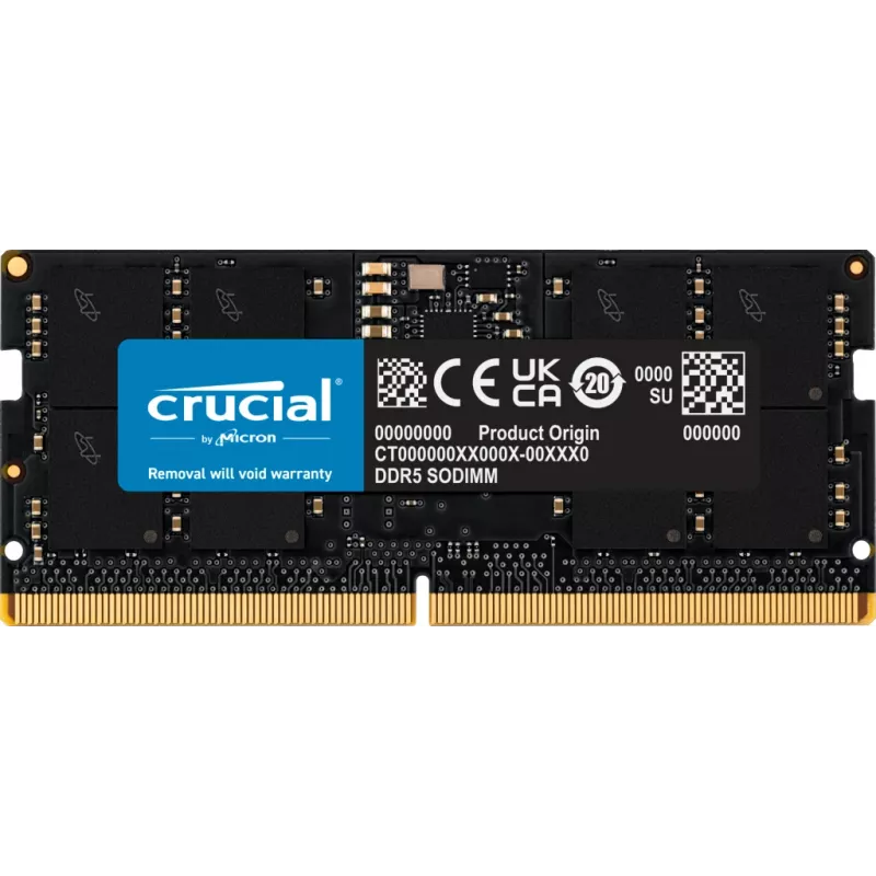 Crucial - DDR5 - Módulo - 16 GB - SO DIMM 262-PIN - 5600 MHz / PC5-44800 CL46 1,1 V non-ECC