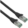 helos Cat.6a Superflex Cat.7 Cabo em bruto GHMT AWG 26/7 Cabo patch 363734, 3 m, preto