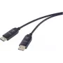 Cabo de ligação em fibra ótica / DisplayPort Renkforce conector macho DisplayPort, conector macho DisplayPort 10,00 m preto RF-6117766 cabo DisplayPort 8K UHD (RF-6117766)
