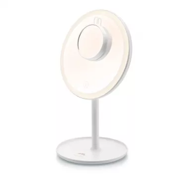 Espelho de maquilhagem LED autónomo ETA Fenité redondo 20 cm, controlo tátil, USB, bateria LiPo integrada