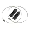 Caixa de terminação de fibra ótica Extralink Jennifer 16 fibras preta com conector