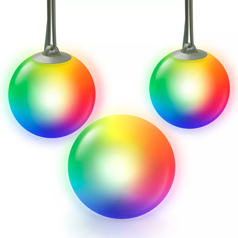 Luz globo inteligente para exterior Colour pack de 3, luz LED substitui 33 Watt