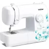 Máquina de costura Brother X17S semiautomática eletromecânica — 17 pontos, 750 SPM, braço livre
