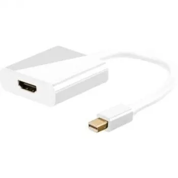 Wentronic Goobay cabo adaptador mini DisplayPort para HDMI 1.2, ficha mini DisplayPort, 0,1 m - ficha mini DisplayPort > conector fêmea HDMI™ standard (Type-A) (67880)