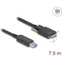 Cabo ótico ativo DeLOCK 83212 USB 10 Gbps Type-A para Micro-B 7,5 m