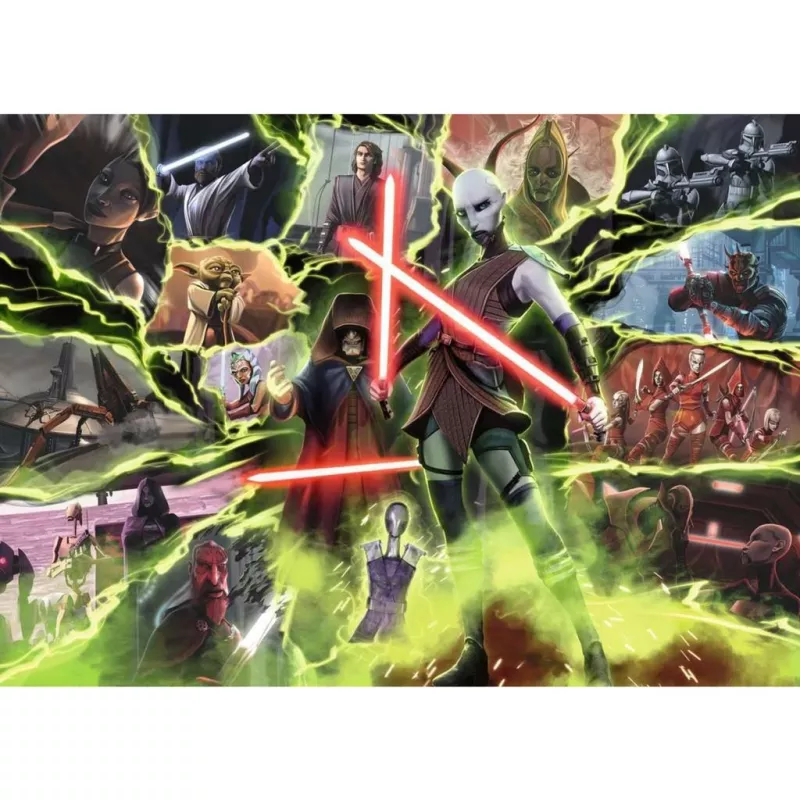Puzzle Star Wars Villainous: Asajj Ventress (1000 Peças)