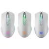 Rato gaming sem fios DEFENDER Pandora White – ambidestro, 3200 DPI, 6 botões, programável, ótico, USB