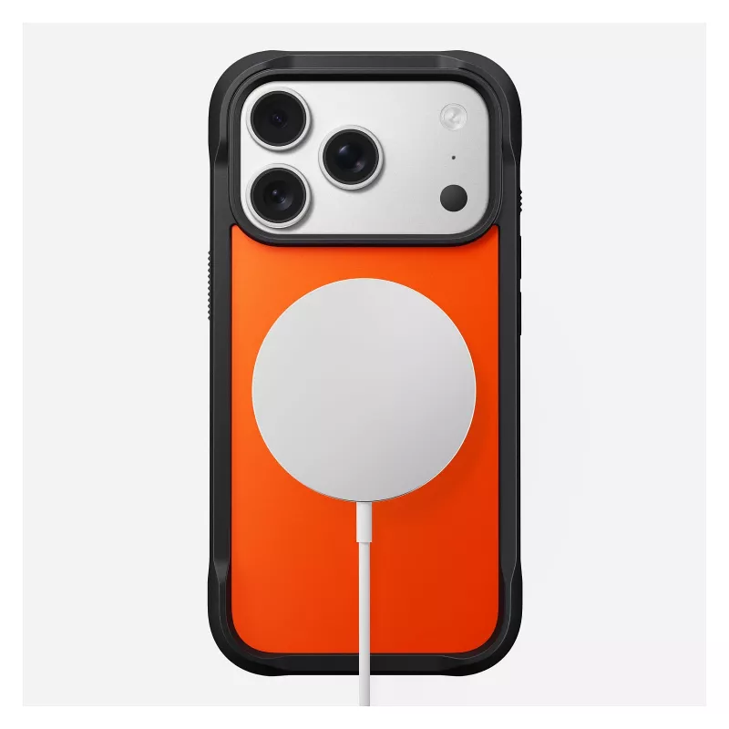 Capa para telemóvel Nomad Rugged Case para iPhone 17 Pro — 16 cm (6,3 polegadas), laranja