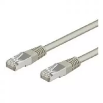 Cabo de rede Wentronic Goobay CAT 5e, SF/UTP, cinzento, 50 m – mistura de cobre CCA (50880)