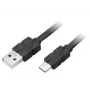 Cabo fino de carregamento e sincronização USB Akasa PROSLIM tipo A para C - Cabo - Digital/Dados