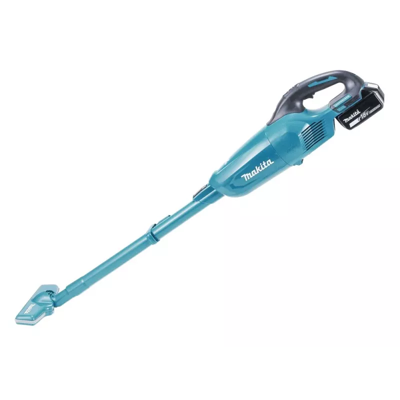 Aspirador vertical/escova elétrica Makita DCL280FZ, bateria, seco, sem saco, 0,75 L, azul