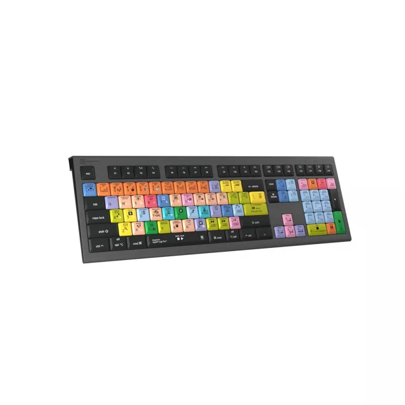 Teclado Logickeyboard LKB-LOGXP2-A2M-UK Universal USB QWERTY UK inglês preto